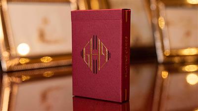 Hollingworth Playing Cards (Burgundy)