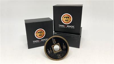 Dollar Size Chinese Coin (Black) by Tango (CH029)