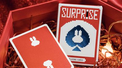 Surprise Deck V5 (Red) Playing cards by Bacon Playing Card Company