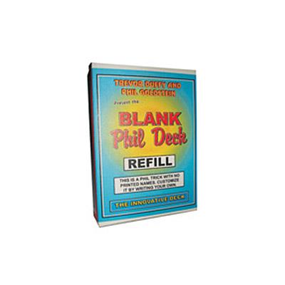 Refill for Blank Phil Deck  by Trevor Duffy - Tricks