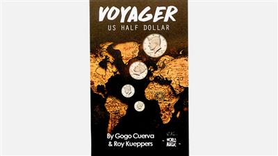 Voyager US Half Dollar (Gimmick and Online Instruction) by GoGo Cuerva - Trick